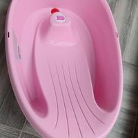 vasca bagnetto rosa neonati ok baby 