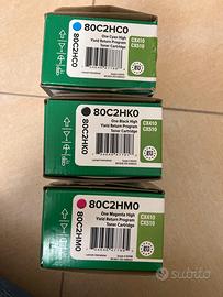 Cartucce toner Lexmark originali  cx410 e cx510