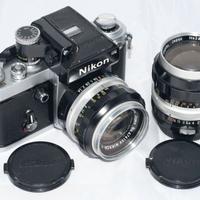 Nikon F2 Photomic DP-1 cromata + 50/1.4 + 105/2.5