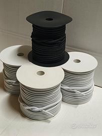 4 rotoli corda elastica resistente 5,5mm e 6mm 