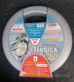 Rhutten Catene Neve ROMBO 9 MM. TEKNICA 60