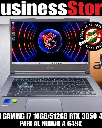 PC GAMING MSI I7-13TH  16GB/512GB BUSINESS STORE