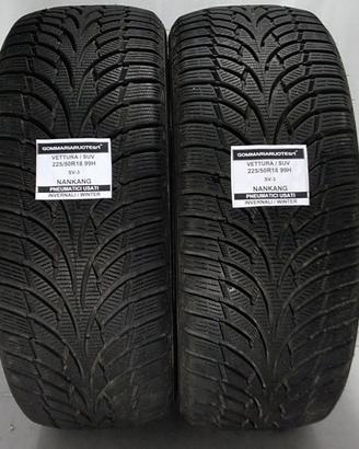 2 PNEUMATICI USATI 225/50R18 99H SV-3 NANKANG GOMM