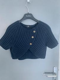 Elisabetta franchi, cardigan corto in lana T 42