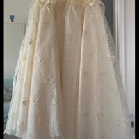 Abito comunione+Bolerino color crema