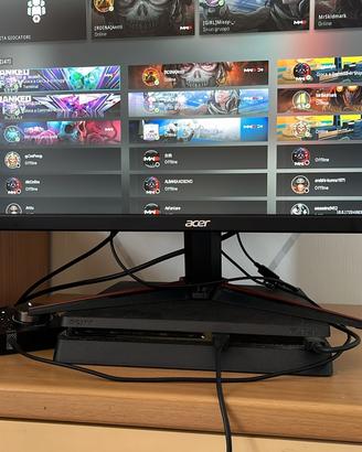 PS4 Slim + Monitor Gaming Acer Nitro 24’