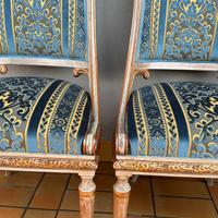 Coppia sedie elegante stile impero vitage