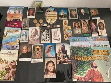 Lotto immagini Sacre Santini,medaglie,opuscoli