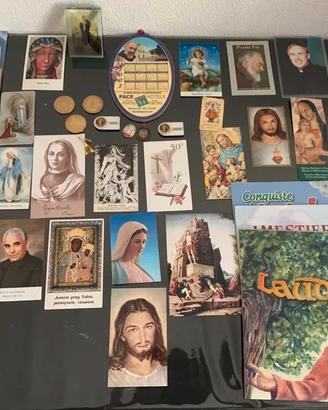Lotto immagini Sacre Santini,medaglie,opuscoli
