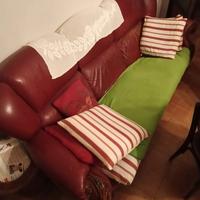 Divano in pelle 3 posti – Stile vintage