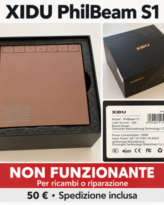 Videoproiettore XIDU PhilBeam S1 – NON FUNZIONANTE