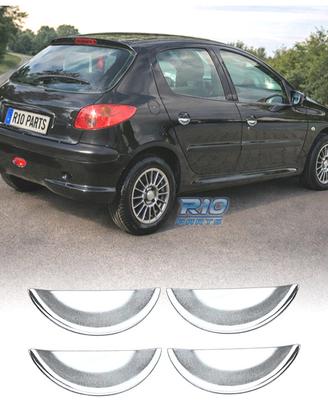 RIVESTIMENTO MANIGLIA PORTA PEUGEOT 206 98- CROMAT