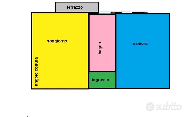 Bilocale arredato Cisanello