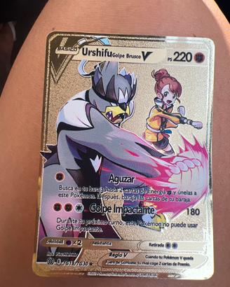 Carta pokemon oro RARA