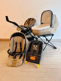 Trio Peg Perego + base isofix auto + bassinet