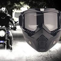 Maschera facciale per moto