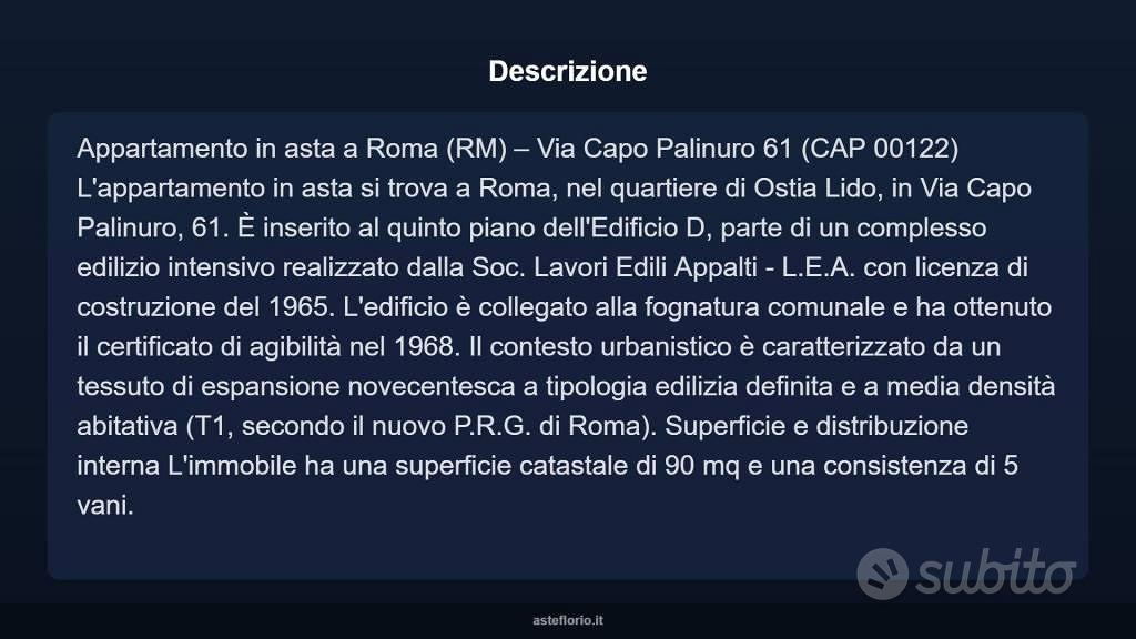 Appartamento – Roma, Lido di Ostia Levante, Municipio Roma X - Vista 3