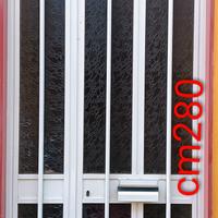 portoncino in alluminio 