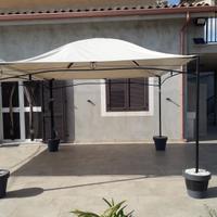 GAZEBO MT 3X3 CON TELONE IN PVC IMPERMEABILE