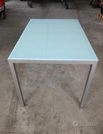 Tavolo cucina vetro temperato