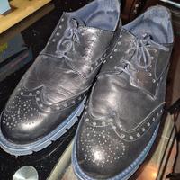 Scarpe uomo stringata pelle