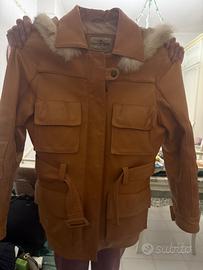 Giubbotto vintage di vera pelle