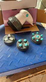 Massaggiatore anticellulite con 4 testine rotanti