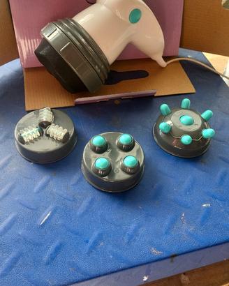 Massaggiatore anticellulite con 4 testine rotanti