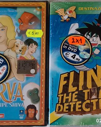 LOTTO 2 DVD CARTONI ANIMATI IN FILM PER BAMBINI