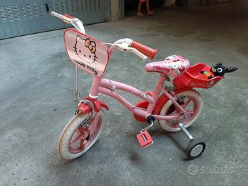 Bici Hello Kitty con rotelle