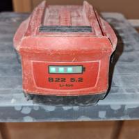 hilti batteria B22 5.2 ah Li-Ion