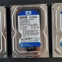 HD WD Western Digital Blue 500 GB - 3 PEZZI