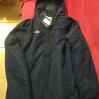 Parka con Cappuccio Blu Scuro L