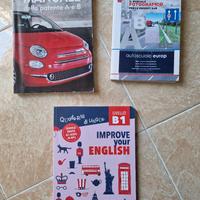 Libri patente e libro per test B1 inglese