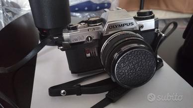 Olympus reflex OM 10 50 mm + Panagor 80 200 mm