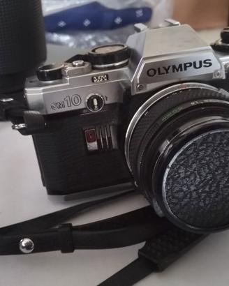 Olympus reflex OM 10 50 mm + Panagor 80 200 mm
