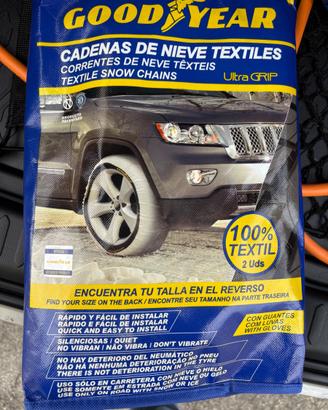 Goodyear Set di 2 Catene da Neve in Tessuto