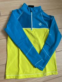 Maglia tecnica sci/pattinaggio bambino/a 3-4 anni