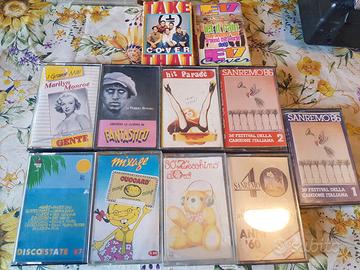 Lotto 15 Musicassette Originali Anni 80/90