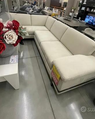 Divano Angolare BEIGE NUOVO – Ancora Imballato
