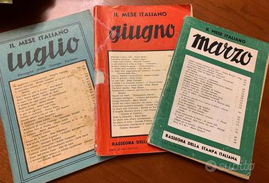 IL MESE ITALIANO 1946 rassegna stampa
