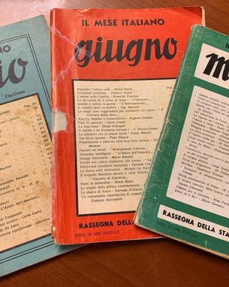 IL MESE ITALIANO 1946 rassegna stampa