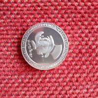 Moneta  in argento 925 First euro of Uncle Scrooge