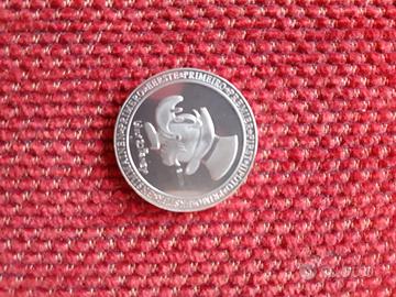 Moneta  in argento 925 First euro of Uncle Scrooge