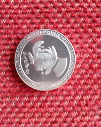 Moneta  in argento 925 First euro of Uncle Scrooge