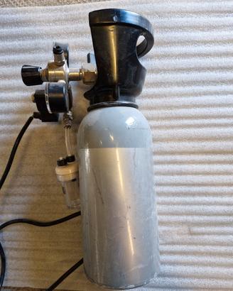 Sistema CO2 ricaricabile 1000 grammi completo 
