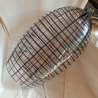 Lampadario di pregio in vetro trasparente