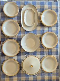Servizio Piatti Vintage Porcellana - 22 Pezzi -