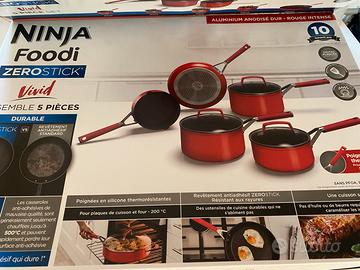 Set 5 pentole Ninja antiaderenti ZEROSTICK