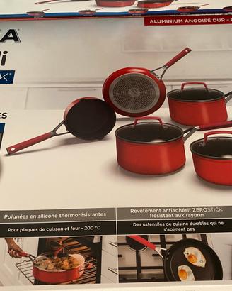 Set 5 pentole Ninja antiaderenti ZEROSTICK